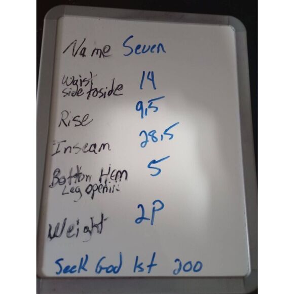 Seven7 Jeans Ladies 8‎ Pink Skinny Tummyless - Picture 8 of 8